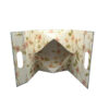 Vintage Botanical Floral Triangular Collapsible Gift Box