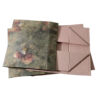 Vintage Rose Floral Collapsible Gift Box with Lift-Off Lid