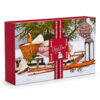 Vintage Winter Ski Scene Holiday Collapsible Gift Box