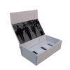White Photo-Lined Collapsible Candle Gift Box with Insert White Photo-Lined Collapsible Candle Gift Box with Insert